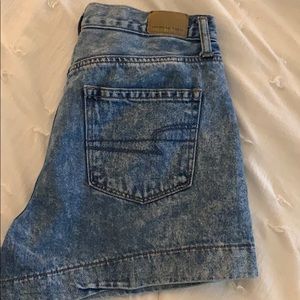 American Eagle Hi Rise Mom Shorts